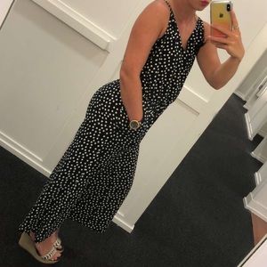 Loft outlet polka dot jumpsuit